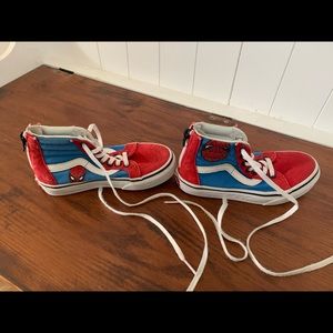 Size 12C Spider-Man Vans.